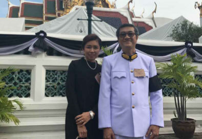 QV Test co-hosts merit-making ceremonies dedicated to the late King Bhumibol Adulyadej